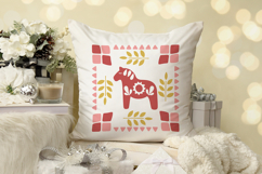 Scandinavian Christmas Dala Horse| Christmas SVG Product Image 3