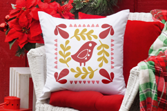 Scandinavian Christmas Bird | Christmas SVG Product Image 3