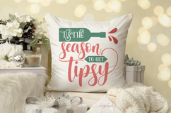 Tis the season to get tipsy | Christmas SVG Product Image 3