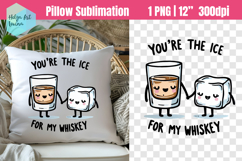 Funny couples Sublimation, Pillow Valentine's Day Product Image 1