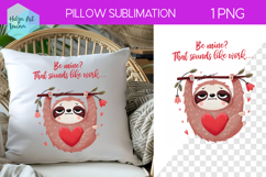 Sarcastic Animal Sublimation, Pillow Valentine's Day Product Image 1