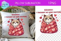 Sarcastic Animal Sublimation, Pillow Valentine's Day Product Image 1