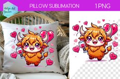 Wine Sublimation, Pillow Valentine's Day Product Image 1