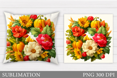 Pumpkin Pillow Design. Pumpkin Sublimation Product Image 1