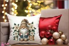 Merry Christmas Gnomie png, Christmas Gnome sublimation png Product Image 10