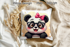 Funny animal peeking pillow | Cute animal pillow sublimation Product Image 1