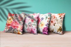 Floral Watercolor Digital Paper, Floral Sublimation Product Image 3