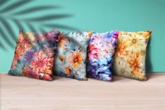 Floral Watercolor Digital Paper, Floral Sublimation Product Image 3