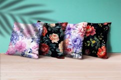 Floral Watercolor Digital Paper, Floral Sublimation Product Image 3