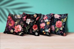 Floral Watercolor Digital Paper, Floral Sublimation Product Image 3