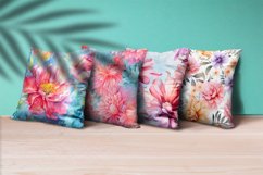 Floral Watercolor Digital Paper, Floral Sublimation Product Image 3