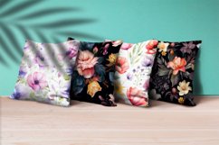 Floral Watercolor Digital Paper, Floral Sublimation Product Image 3