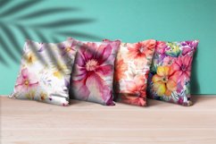 Floral Watercolor Digital Paper, Floral Sublimation Product Image 3