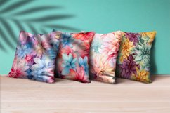 Floral Watercolor Digital Paper, Floral Sublimation Product Image 3