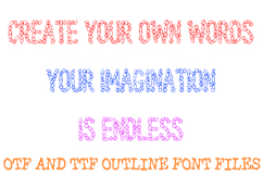 Pills Pharma Alphabet Font Lettering ABC Health OTF TTF Type Product Image 3
