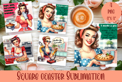 Pin Up Girl Coaster - Sarcastic Quote Coaster Product Image 1