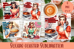 Pin Up Girl Coaster - Sarcastic Quote Coaster Product Image 1