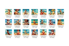 Pin Up Girl Mouse Pad Bundle - Beach Mousepad Sublimation