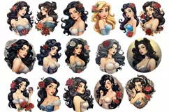 Pin-up Girls princess Sublimation Product Image 2