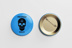 Skull with Peace Symbol Design Product Image 2