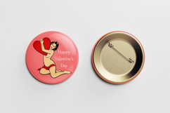 Nude Woman Hug Heart Product Image 3