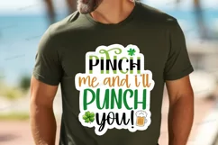 Pinch Me And Ill Punch You Stickers PNG Product Image 3