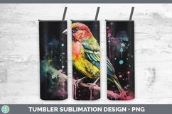 GorgeousPine Grosbeak Tumbler design.
