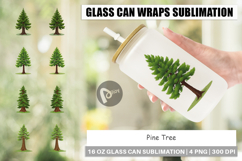 Glass Can Tall Pine Product Image 1