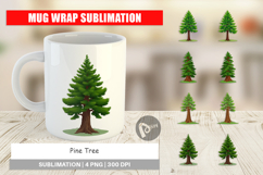 Mug Wrap Tall Pine Product Image 1