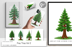 Digital Paper Tall Pine Product Image 1