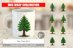 Mug Wrap Tall Pine Product Image 1