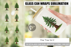 Glass Can Tall Pine Product Image 1