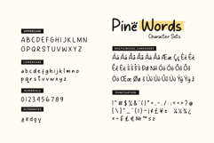 Pine Words Handwritten Font Product Image 10