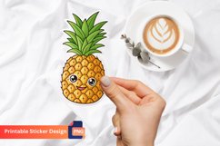 Pineapple Funny Food Sticker, Fruit Themed Sticker Product Image 1