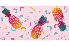 Pineapple with colorful geometric patterns Product Image 2
