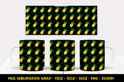 Pineapple Mug Sublimation Design. Summer Mug Wrap PNG 11 Product Image 1
