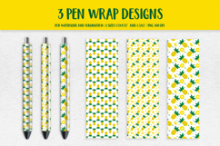 Pineapple Pen Wrap Sublimation or Waterslide Design PNG 015 Product Image 1