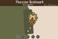 Pinecone Bookmark SVG Product Image 2