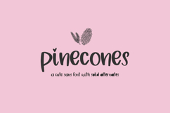 Pinecones Sans Product Image 1