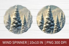 Christmas Tree Wind Spinner | Sublimation Design Product Image 1