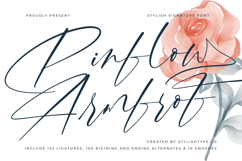 Pinflow Armfrof - Stylish Signature Font Product Image 1