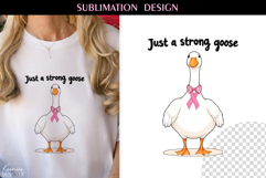 Breast Cancer Awareness| Vintage Goose|T Shirt Design Product Image 1