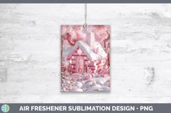 GorgeousPink 3D Christmas Air Freshener design.