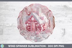GorgeousPink 3D Christmas Wind Spinner design.