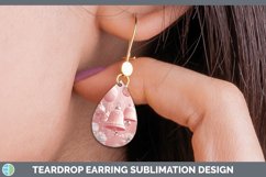 GorgeousPink 3D Christmas Teardrop Earrings design.