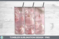 GorgeousPink 3D Christmas Tumbler design.