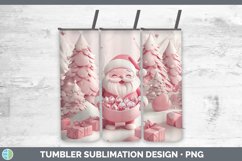 GorgeousPink 3D Christmas Tumbler design.