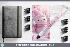 GorgeousPink 3D Christmas Pen Wrap design.