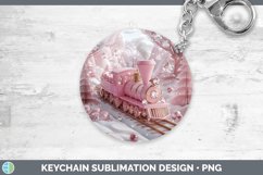 GorgeousPink 3D Christmas Keychain design.