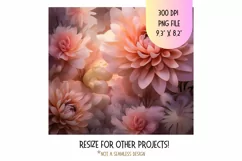 Pink 3d Tumbler Wrap Floral 3d Sublimation Tumbler Design
